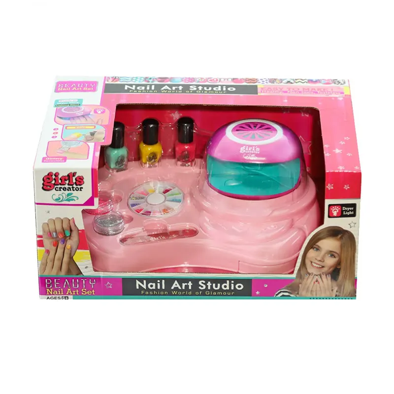 ست مانیکور اسباب بازی رنگ صورتی - تصویر 3