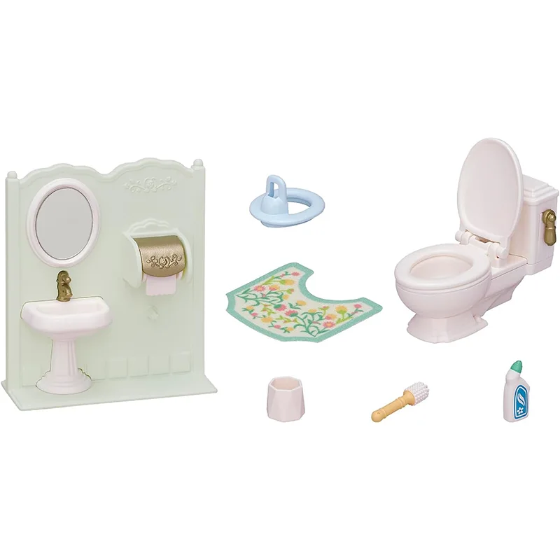اسباب بازی توالت فرنگی سیلوانیان فامیلیز مدل toilet set - تصویر 2